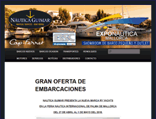 Tablet Screenshot of nauticaguimar.es